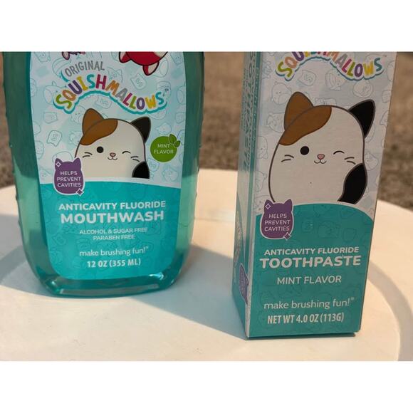 Squishmallow Mouthwash and Toothpaste Lot - Picture 2 of 2